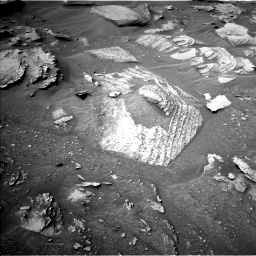 Nasa's Mars rover Curiosity acquired this image using its Left Navigation Camera on Sol 3601, at drive 1500, site number 97