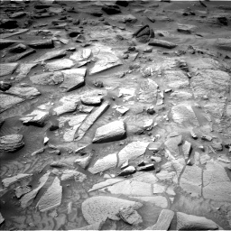 Nasa's Mars rover Curiosity acquired this image using its Left Navigation Camera on Sol 3601, at drive 1566, site number 97