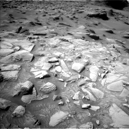 Nasa's Mars rover Curiosity acquired this image using its Left Navigation Camera on Sol 3601, at drive 1614, site number 97