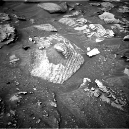 Nasa's Mars rover Curiosity acquired this image using its Right Navigation Camera on Sol 3601, at drive 1500, site number 97