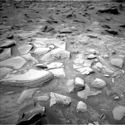 Nasa's Mars rover Curiosity acquired this image using its Left Navigation Camera on Sol 3606, at drive 1632, site number 97