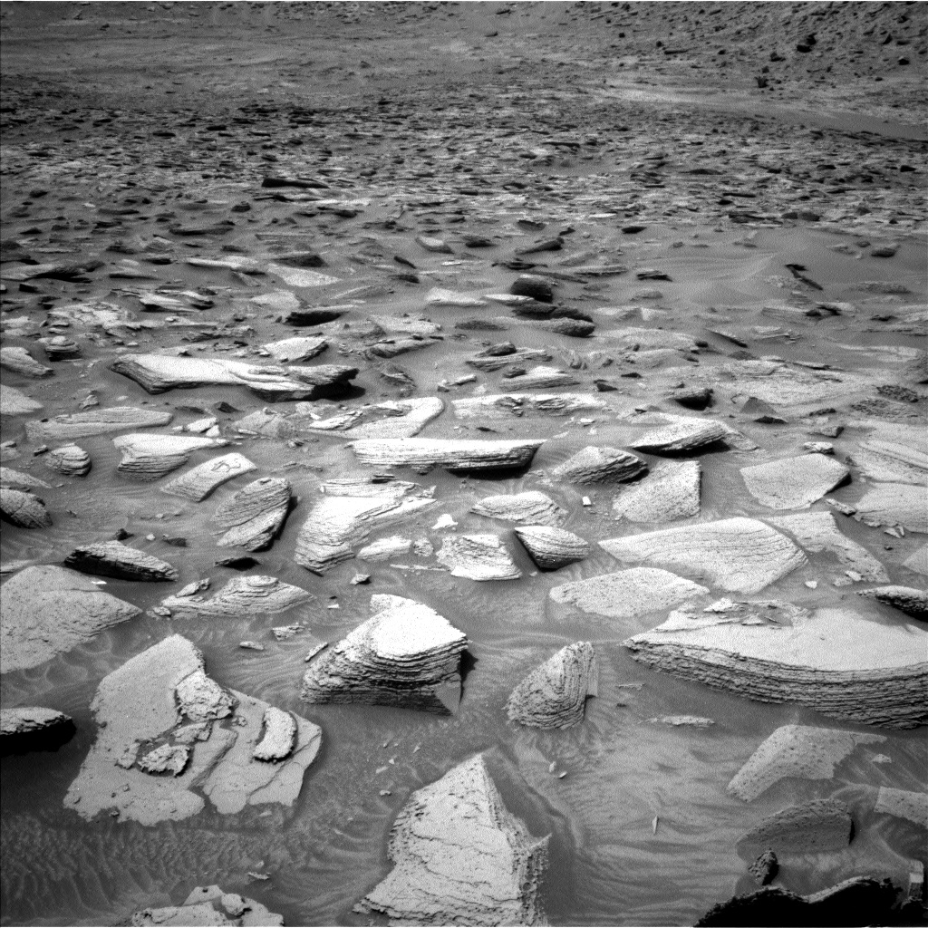Nasa's Mars rover Curiosity acquired this image using its Left Navigation Camera on Sol 3606, at drive 1716, site number 97