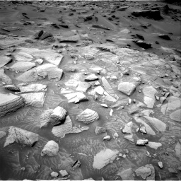 Nasa's Mars rover Curiosity acquired this image using its Right Navigation Camera on Sol 3606, at drive 1638, site number 97