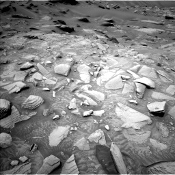 Nasa's Mars rover Curiosity acquired this image using its Left Navigation Camera on Sol 3608, at drive 1734, site number 97