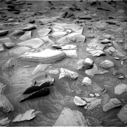 Nasa's Mars rover Curiosity acquired this image using its Right Navigation Camera on Sol 3608, at drive 1716, site number 97