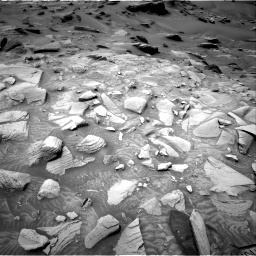 Nasa's Mars rover Curiosity acquired this image using its Right Navigation Camera on Sol 3608, at drive 1722, site number 97