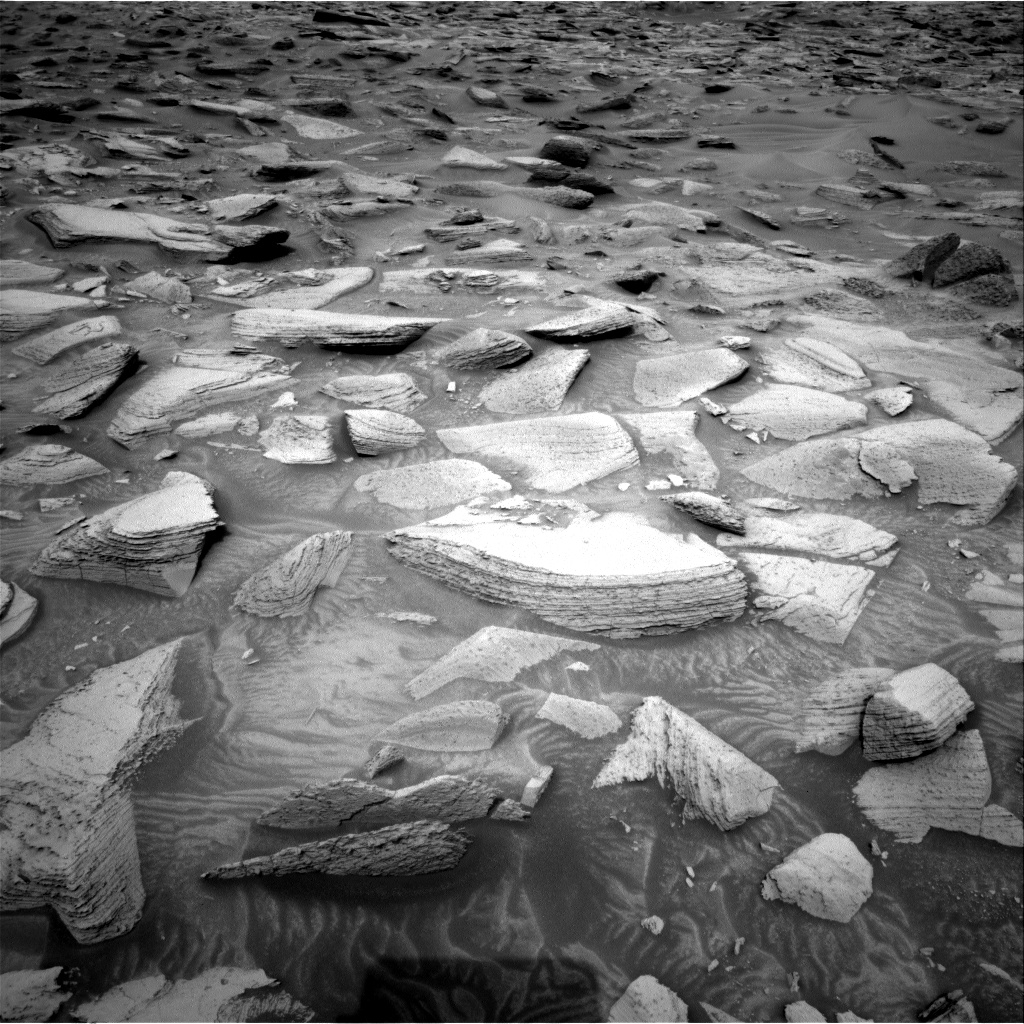 Nasa's Mars rover Curiosity acquired this image using its Right Navigation Camera on Sol 3616, at drive 1734, site number 97