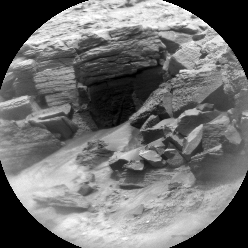 Nasa's Mars rover Curiosity acquired this image using its Chemistry & Camera (ChemCam) on Sol 3616, at drive 1734, site number 97