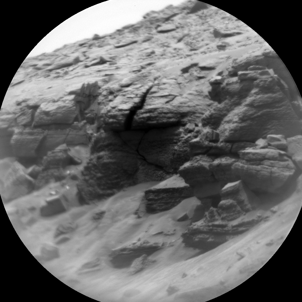 Nasa's Mars rover Curiosity acquired this image using its Chemistry & Camera (ChemCam) on Sol 3616, at drive 1734, site number 97