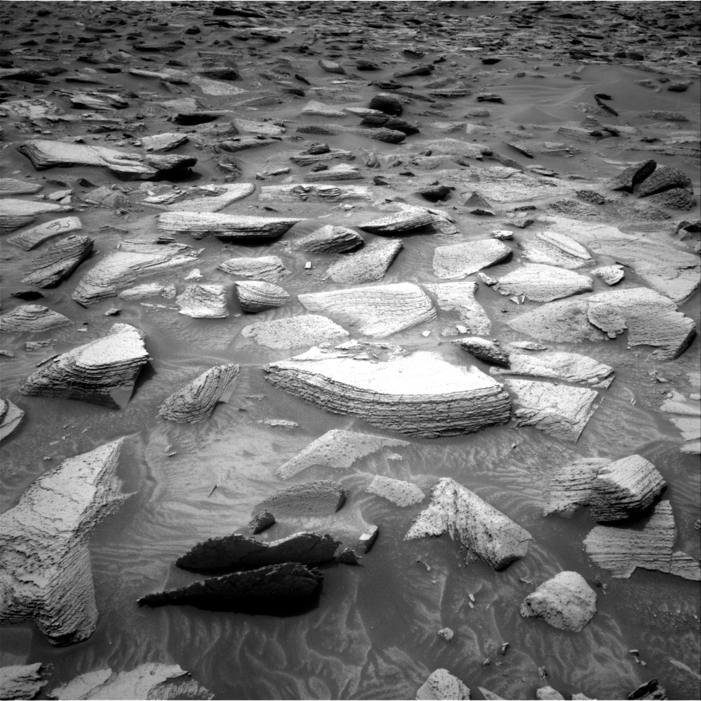 Nasa's Mars rover Curiosity acquired this image using its Right Navigation Camera on Sol 3618, at drive 1734, site number 97