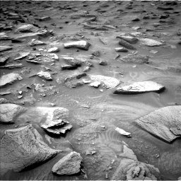 Nasa's Mars rover Curiosity acquired this image using its Left Navigation Camera on Sol 3626, at drive 1854, site number 97