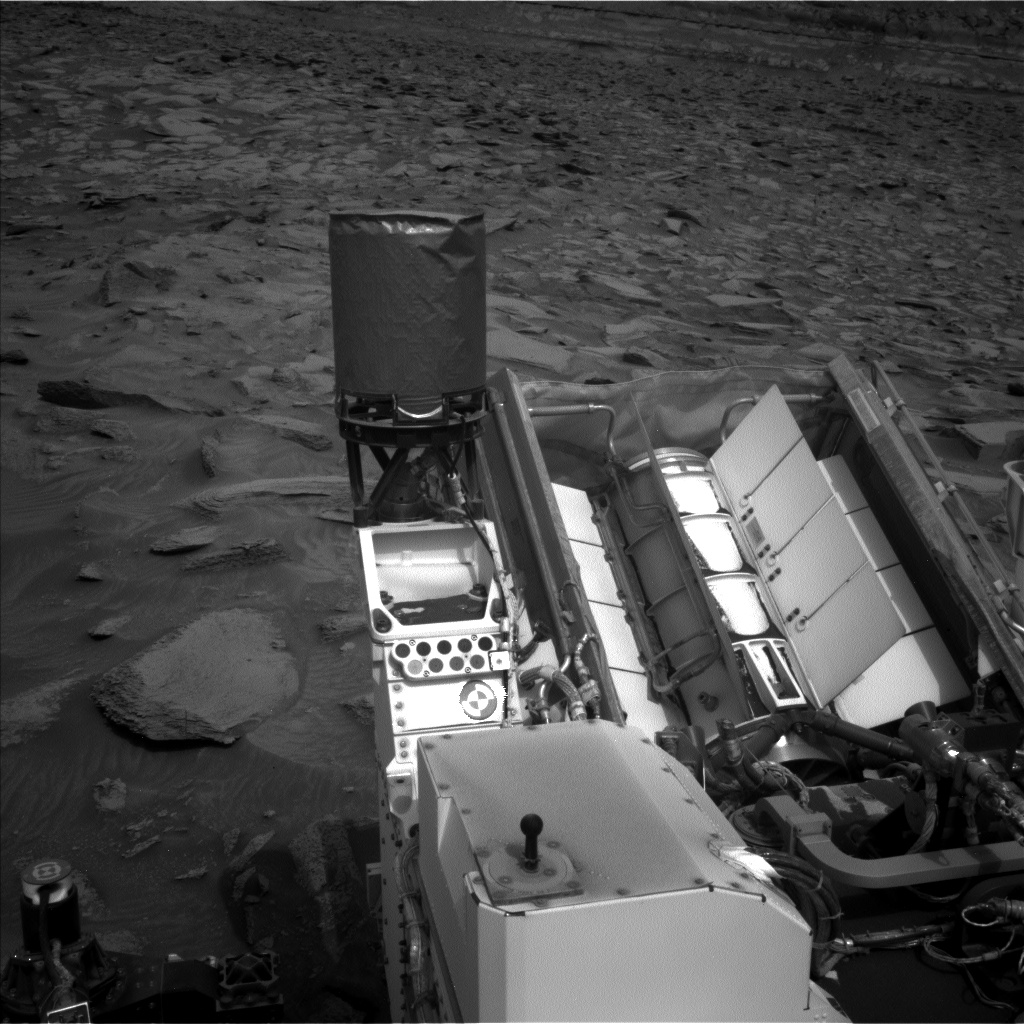 Nasa's Mars rover Curiosity acquired this image using its Left Navigation Camera on Sol 3626, at drive 1918, site number 97