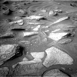 Nasa's Mars rover Curiosity acquired this image using its Left Navigation Camera on Sol 3628, at drive 1930, site number 97