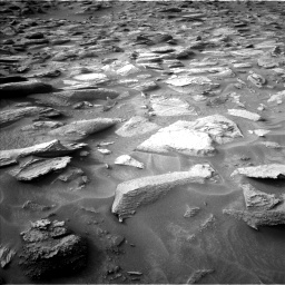 Nasa's Mars rover Curiosity acquired this image using its Left Navigation Camera on Sol 3628, at drive 2002, site number 97