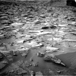 Nasa's Mars rover Curiosity acquired this image using its Left Navigation Camera on Sol 3628, at drive 2056, site number 97