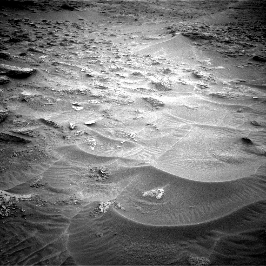 Nasa's Mars rover Curiosity acquired this image using its Left Navigation Camera on Sol 3628, at drive 2140, site number 97