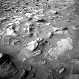Nasa's Mars rover Curiosity acquired this image using its Right Navigation Camera on Sol 3628, at drive 1984, site number 97