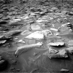 Nasa's Mars rover Curiosity acquired this image using its Right Navigation Camera on Sol 3628, at drive 2002, site number 97
