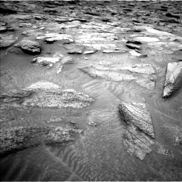 Nasa's Mars rover Curiosity acquired this image using its Left Navigation Camera on Sol 3631, at drive 2158, site number 97