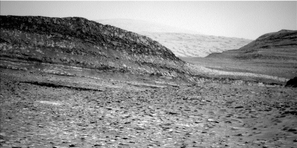 Nasa's Mars rover Curiosity acquired this image using its Left Navigation Camera on Sol 3631, at drive 2590, site number 97