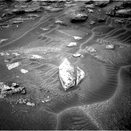 Nasa's Mars rover Curiosity acquired this image using its Right Navigation Camera on Sol 3631, at drive 2224, site number 97
