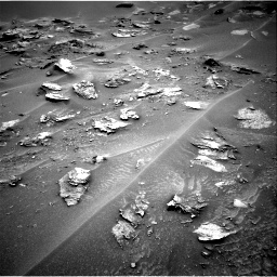 Nasa's Mars rover Curiosity acquired this image using its Right Navigation Camera on Sol 3631, at drive 2350, site number 97