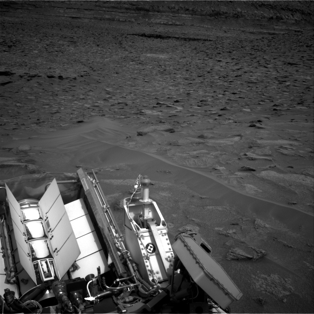 Nasa's Mars rover Curiosity acquired this image using its Right Navigation Camera on Sol 3631, at drive 2590, site number 97