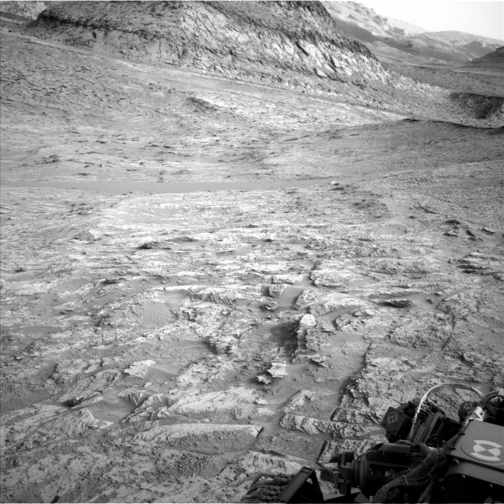 Nasa's Mars rover Curiosity acquired this image using its Left Navigation Camera on Sol 3635, at drive 3110, site number 97