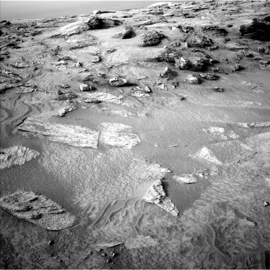 Nasa's Mars rover Curiosity acquired this image using its Left Navigation Camera on Sol 3646, at drive 800, site number 98