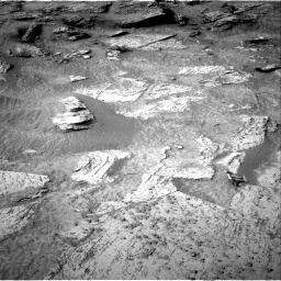 Nasa's Mars rover Curiosity acquired this image using its Right Navigation Camera on Sol 3646, at drive 682, site number 98
