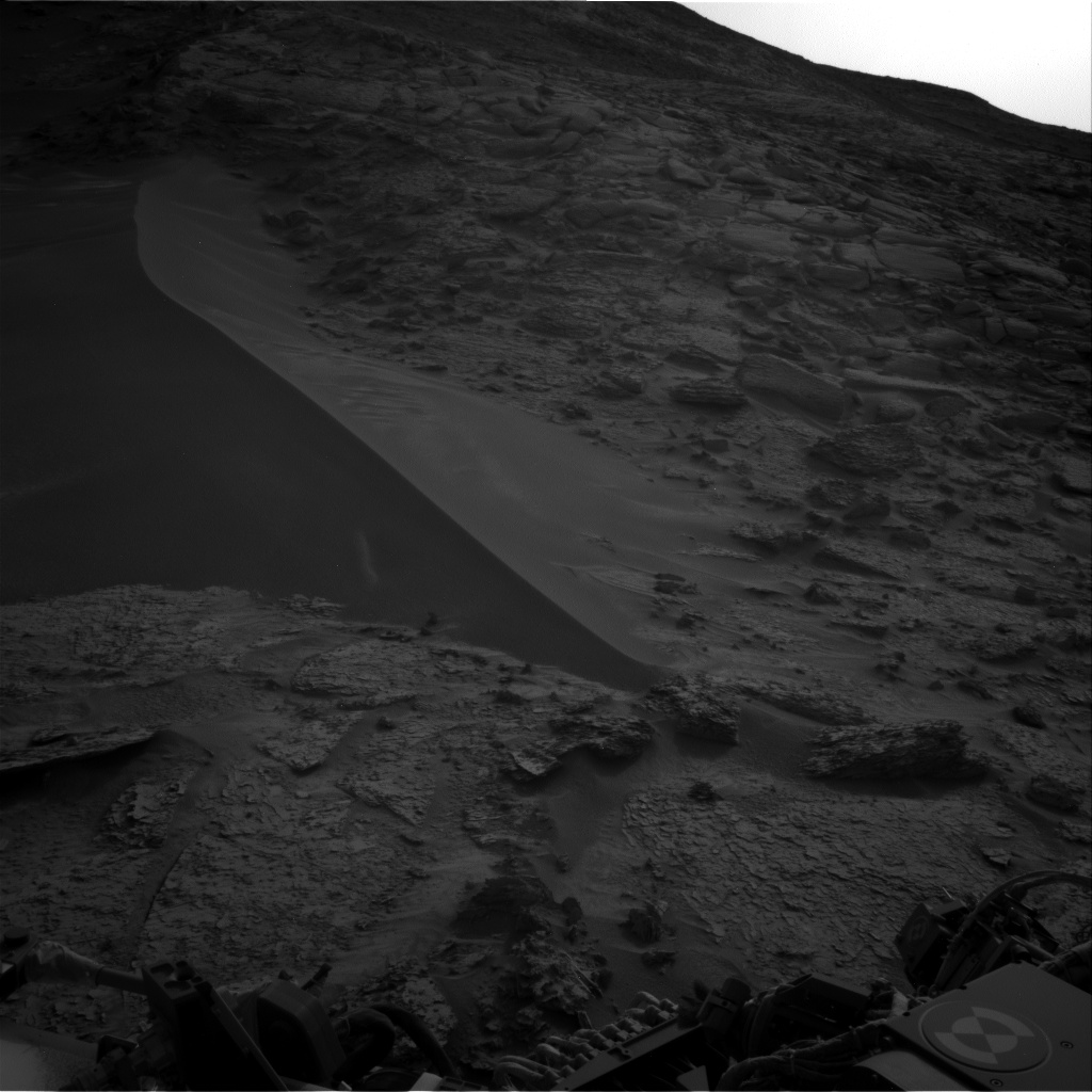 Nasa's Mars rover Curiosity acquired this image using its Right Navigation Camera on Sol 3648, at drive 908, site number 98