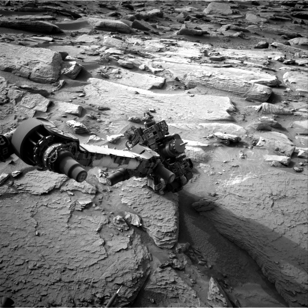 Nasa's Mars rover Curiosity acquired this image using its Right Navigation Camera on Sol 3650, at drive 908, site number 98