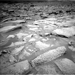Nasa's Mars rover Curiosity acquired this image using its Left Navigation Camera on Sol 3651, at drive 992, site number 98
