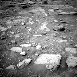 Nasa's Mars rover Curiosity acquired this image using its Left Navigation Camera on Sol 3651, at drive 1130, site number 98