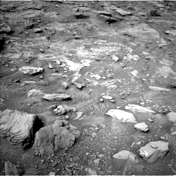 Nasa's Mars rover Curiosity acquired this image using its Left Navigation Camera on Sol 3651, at drive 1142, site number 98