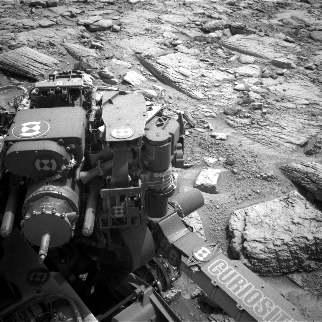 Nasa's Mars rover Curiosity acquired this image using its Left Navigation Camera on Sol 3651, at drive 1280, site number 98