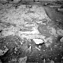 Nasa's Mars rover Curiosity acquired this image using its Right Navigation Camera on Sol 3651, at drive 1184, site number 98