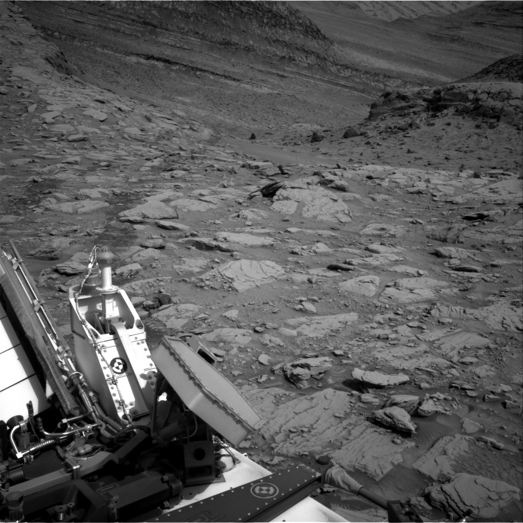 Nasa's Mars rover Curiosity acquired this image using its Right Navigation Camera on Sol 3651, at drive 1292, site number 98