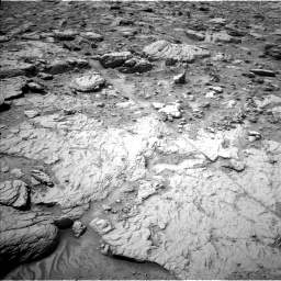 Nasa's Mars rover Curiosity acquired this image using its Left Navigation Camera on Sol 3653, at drive 1442, site number 98