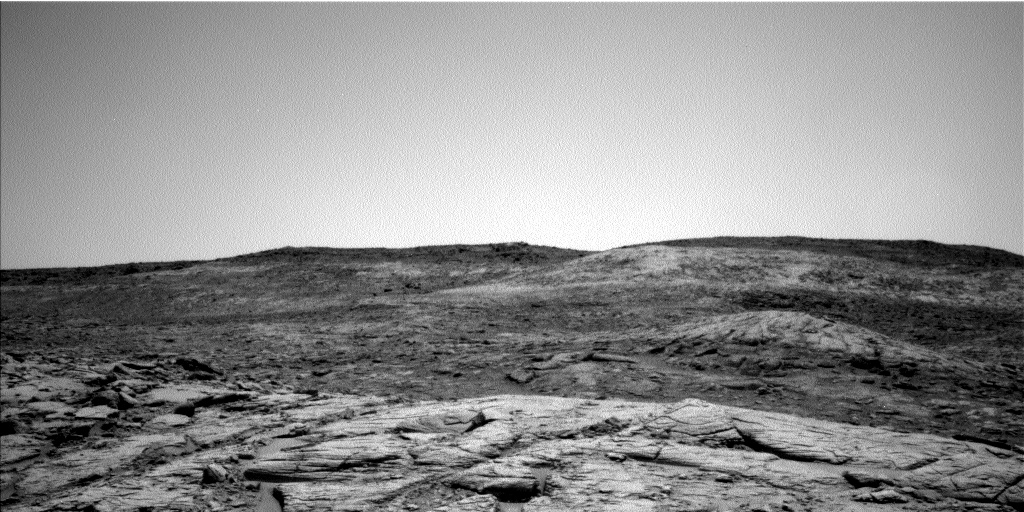 Nasa's Mars rover Curiosity acquired this image using its Left Navigation Camera on Sol 3653, at drive 1448, site number 98