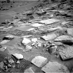 Nasa's Mars rover Curiosity acquired this image using its Left Navigation Camera on Sol 3658, at drive 1886, site number 98