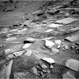 Nasa's Mars rover Curiosity acquired this image using its Left Navigation Camera on Sol 3658, at drive 1892, site number 98