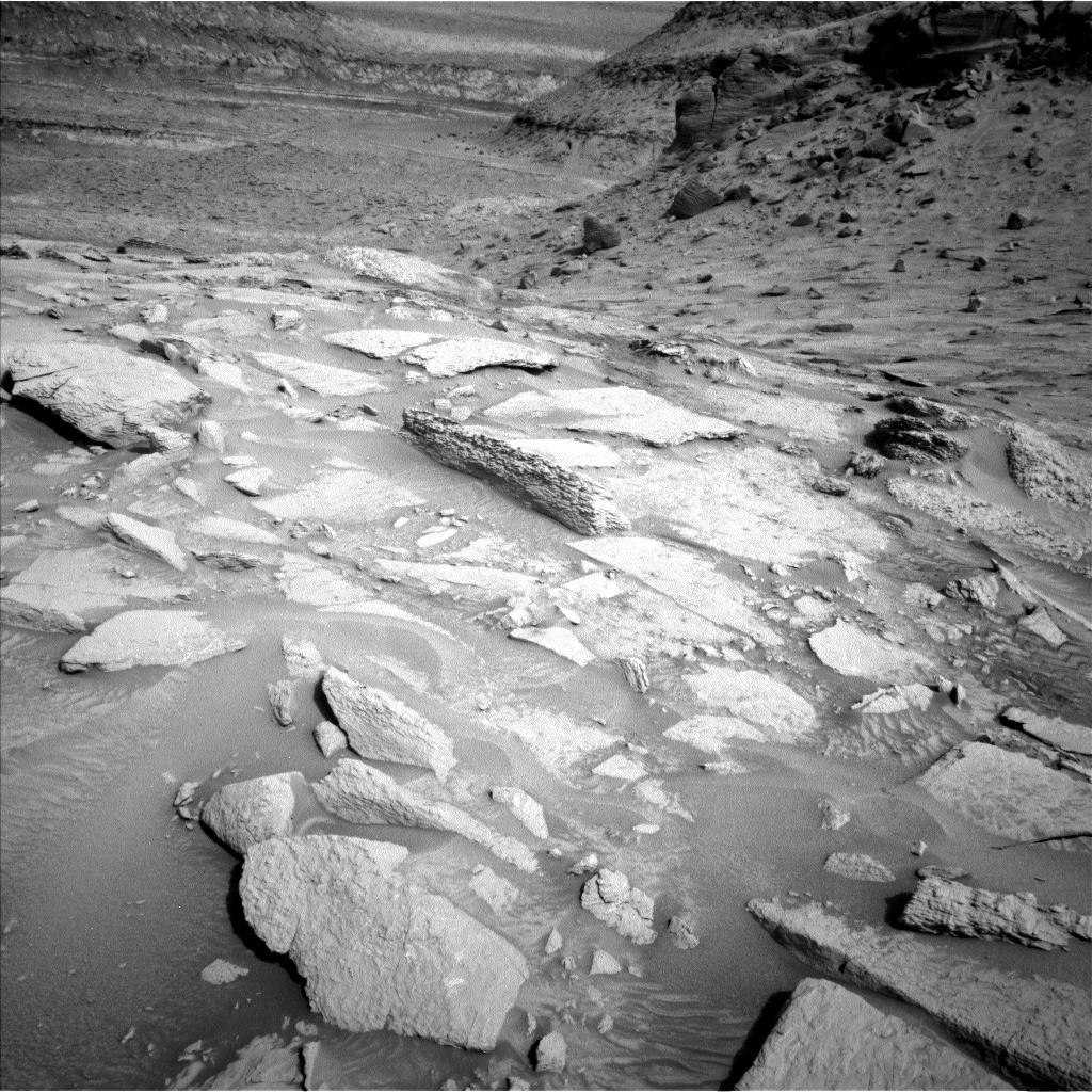 Nasa's Mars rover Curiosity acquired this image using its Left Navigation Camera on Sol 3658, at drive 1938, site number 98