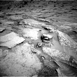 Nasa's Mars rover Curiosity acquired this image using its Left Navigation Camera on Sol 3665, at drive 1968, site number 98