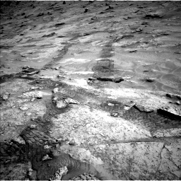 Nasa's Mars rover Curiosity acquired this image using its Left Navigation Camera on Sol 3665, at drive 2028, site number 98