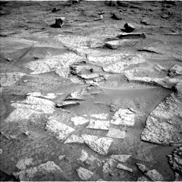 Nasa's Mars rover Curiosity acquired this image using its Left Navigation Camera on Sol 3665, at drive 2124, site number 98