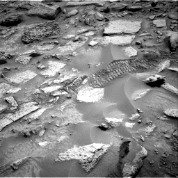 Nasa's Mars rover Curiosity acquired this image using its Right Navigation Camera on Sol 3665, at drive 1956, site number 98