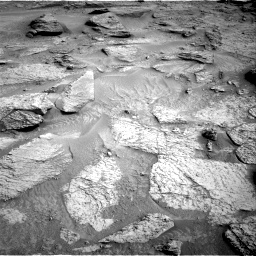 Nasa's Mars rover Curiosity acquired this image using its Right Navigation Camera on Sol 3665, at drive 2202, site number 98