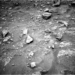 Nasa's Mars rover Curiosity acquired this image using its Left Navigation Camera on Sol 3672, at drive 2668, site number 98