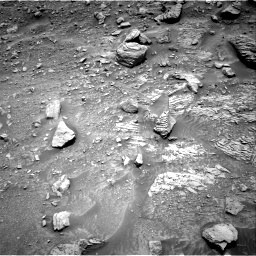 Nasa's Mars rover Curiosity acquired this image using its Right Navigation Camera on Sol 3672, at drive 2668, site number 98